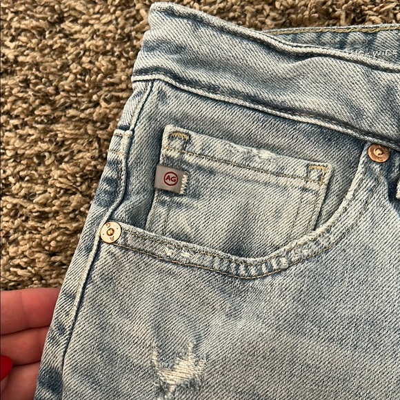 Ag Adriano Goldschmied Blue Flare Jeans - Picture 4 of 8